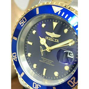 Invicta Men's Watch 26972 Pro Diver Blue Dial 2-Tone Stainless Steel Quartz
